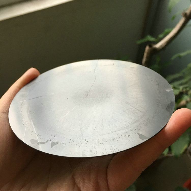 加工實例：泰州晨虹CHSX5620-XW數(shù)控金剛石線雙絲筒機(jī)床切割直徑100mm碳化硅效果