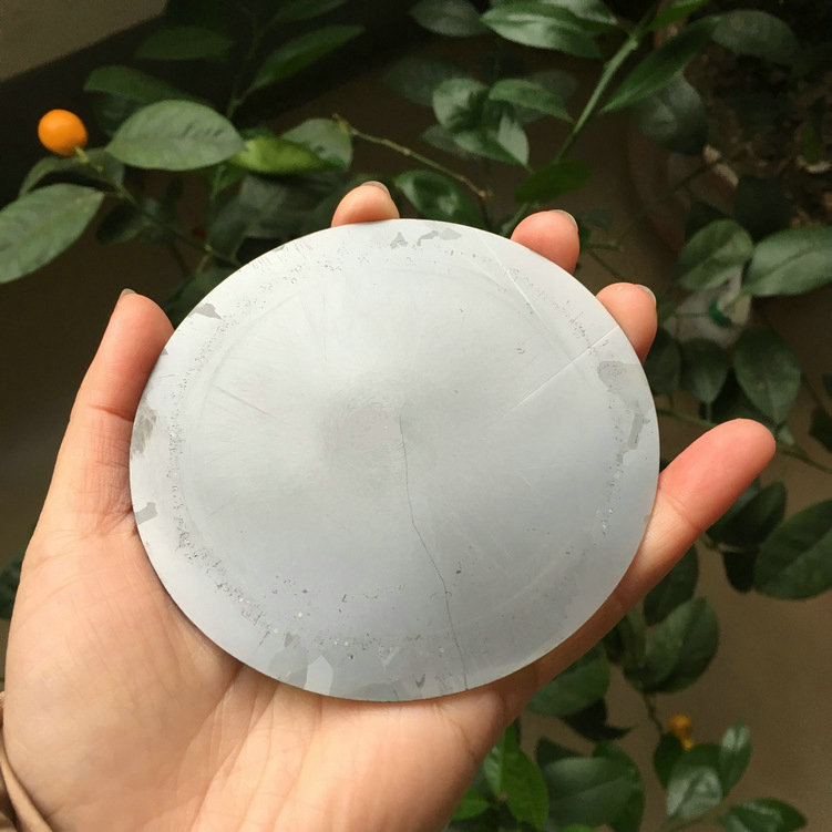 加工實例：泰州晨虹CHSX5620-XW數(shù)控金剛石線雙絲筒機(jī)床切割直徑100mm碳化硅效果