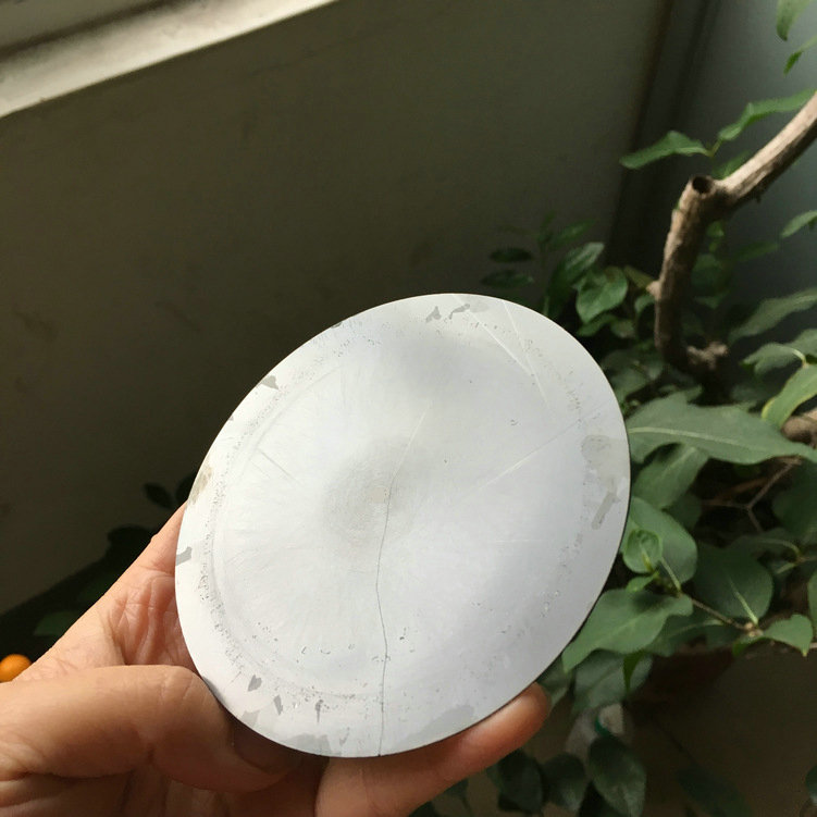 加工實例：泰州晨虹CHSX5620-XW數(shù)控金剛石線雙絲筒機(jī)床切割直徑100mm碳化硅效果